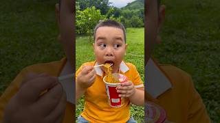 mukbang funny food cute eating survival camping lifehacks noodles asmreating [upl. by Gilud808]