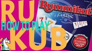 How to Play Rummikub  a complete tutorial [upl. by Airdnoed]