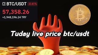 BTCUSDT live price tuday  bitcoin usdt treding live result tuday India [upl. by Flss]