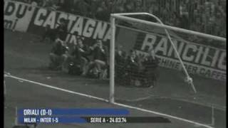 19731974 Milan vs Inter 15 [upl. by Odlavso972]