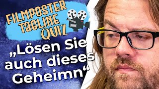 Wie BEWIRBT man FILME  Filmplakate Tagline Quiz [upl. by Yrovi]