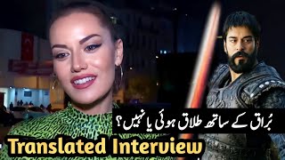 Fahriye told about her divorce issue with Burak ozcivit  Fahriye and Baris interview [upl. by Yrehc]