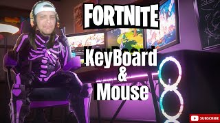 FIRST TIME playing KEYBOARD amp MOUSE on Fortnitefortnite gaming livestream [upl. by Enovad]