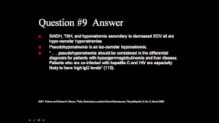 Board Review Hyponatremia [upl. by Ominorej324]