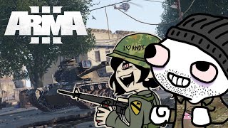 Idiots push a tank through the jungle  Arma 3 SOG Prairie Fire [upl. by Pincas]