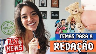 5 TEMAS PARA A REDAÇÃO DO ENEM  Débora Aladim [upl. by Nwahsauq]