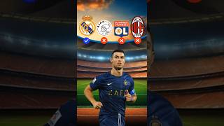 Real Madrid vs Ajax vs olympique vs ACM pylar challenge 🔥 ronaldo football footballshortsshorts [upl. by Garnett835]