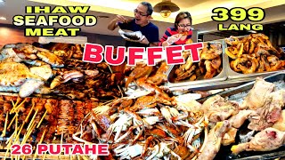 AFFORDABLE BUFFET SA MANDALUYONG DINUDUMOG TOLENTINOS IHAW SEAFOOD amp MEAT 26 PUTAHE [upl. by Bailie]