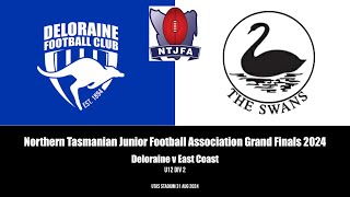 U12 Div2  Deloraine v East Coast Grand Final 2024 [upl. by Akilam]