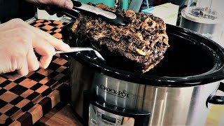 Beef Brisket in Slow Cooker [upl. by Aicirtap428]