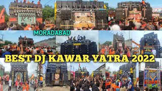 MORADABAD KAWAD YATRA BEST DJ WITH ALL DJ TATA 407 ROAD SHOW FADDU SAUND TESTING MORADABAD🔥 [upl. by Lorens74]