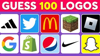 Guess the Logo in 3 Seconds  100 Famous Logos  Logo Quiz 2024  Monkey Quiz [upl. by Merrow131]