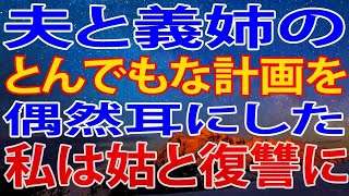 【修羅場】夫と義姉のとんでもな計画を偶然耳にした私は姑と復讐に [upl. by Nemraciram]