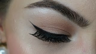 Eyeliner ziehen I Einfaches Lidstrich Tutorial für Anfänger [upl. by Emylee312]