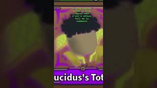 Trading Lucidus totem in king legacy tell me in comments and tell me your user [upl. by Retnyw]