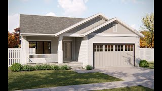 800 sq ft Cozy Craftsman House Plan Tour Plan 96300307 [upl. by Inaffets140]