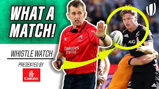 Nigel Owens Reacts to New Zealand vs Australias BIGGEST Decisions  Whistle Watch [upl. by Sosthena4]