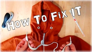 How to Fix your Hoodie lifehacks [upl. by Esille]