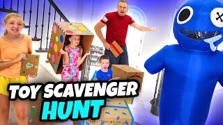 Rainbow Friends in Real Life Steal Our Surprise Eggs Toy Scavenger Hunt [upl. by Swiercz316]