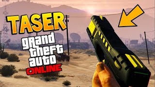 GTA 5  HOW TO GET THE TAZER taser IN GTA 5 ONLINE SOLO EASY AND FUN [upl. by Landry588]