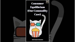 Consumers Equilibrium One Commodity Case  Cardinal Approach  Microeconomics  Class 11 shorts [upl. by Oiromed]