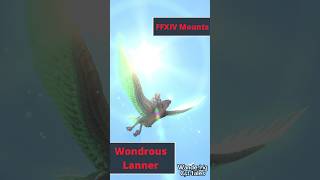 FFXIV Mounts Wondrous Lanner [upl. by Yahc]