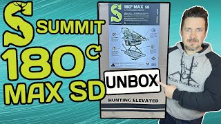 Summit 180° Max SD Climbing Treestand Unbox and Assembly Summits Most Comfortable Climber Stand [upl. by Aiekan325]