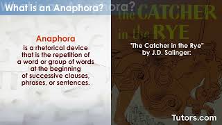 Anaphora  Definition Purpose and Examples [upl. by Ayoras769]