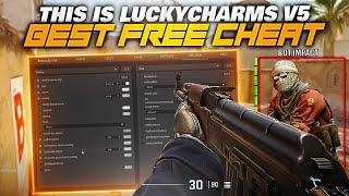 THE BEST FREE CSGO LEGIT CHEAT LUCKYCHARMS V5 FULL REVIEW  SHOWCASE [upl. by Nanon]