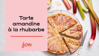 Recette de la Tarte amandine rhubarbe [upl. by Savinirs13]