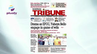 Drama as EFCC Yahaya Bello engage in gme of wits [upl. by Allisan]