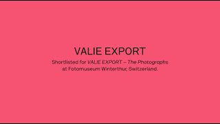 Deutsche Börse Photography Foundation Prize 2024 – Shortlisted artist VALIE EXPORT [upl. by Elleiad]