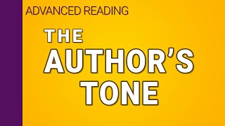 The authors tone in writing 33  Interpreting Series [upl. by Amairam]