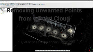 Atlantic Laser Scanning Tutorial FARO SCENE Removing Unwanted Points from a Project [upl. by Ecnahc]