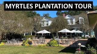 MYRTLES PLANTATION Tour of the Residences Cottage Quarters Grounds St Francisville Feliciana LA [upl. by Dianna]