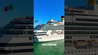 Costa Favolosa In Barcelona Cruise Port cruise cruiseship costacruises [upl. by Ranie]