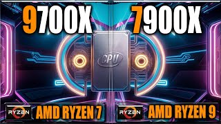 9700X vs 7900X Benchmarks  Tested in Games and Applications [upl. by Kele634]