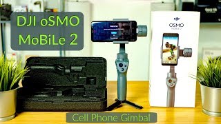 DJI OSMO MOBILE 2  HandsOn  Phone Gimbal Unboxing Sizing Setup Balancing amp Demonstration 4k [upl. by Wilona]