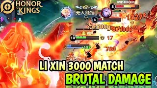 Li Xin 3000 Match Domination And Insane Damage honorofkings hok lixin jungle [upl. by Ileana538]