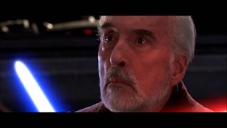 ObiWan Kenobi and Anakin Skywalker vs Count Dooku  Revenge of the Sith [upl. by Kcyrred]