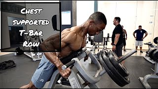 How to Chest Supported T Bar Row [upl. by Bywoods199]