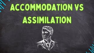 Accommodation vs Assimilation Psychology amp Education [upl. by Naresh]