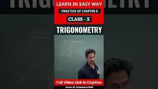 Class 10 Maths Chapter 8 Trigonometry Basics Explained  CBSE Trigonometry Concepts Made Easy [upl. by Melantha557]