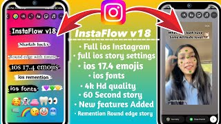 InstaFlow v18 Tutorial  InstaFlow New features amp Settings  InstaFlow iPhone story  ios story [upl. by Irodim]