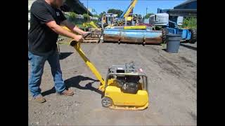 Sold 2015 Wacker Neuson BPU2540A WalkBehind Vibratory Plate bidadoocom [upl. by Ylram]