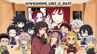 Hashiras React to Giyu x Shinobu GiyuShino Ship Like amp Date Comic Dub  Demon Slayer [upl. by Manno558]