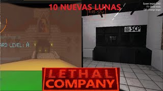 Probando 10 LUNAS NUEVAS ExteriorDIFICULTAD S3 Y P SCP Castillo de Peach LETHAL COMPANY [upl. by Ahseniuq149]