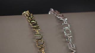 JZ by Jennifer Zeuner Sterling or 18K Plated Love You More Bracelet on QVC [upl. by Yentihw273]