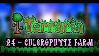 Terraria Tutorials Chlorophyte Ore Farm [upl. by Ykcor]