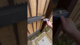 Paint my fence with me 🎨 Materials from Screwfix 👌geordiejoiner diy home painting fence [upl. by Yzzo410]